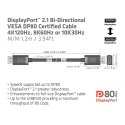 CLUB3D CAC-1091 kabel DisplayPort 1,2 m Czarny