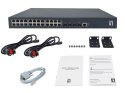 LevelOne GTP-2871DP przełącznik sieciowy Zarządzany L2/L3 Gigabit Ethernet (10/100/1000) Obsługa PoE 1U Szary