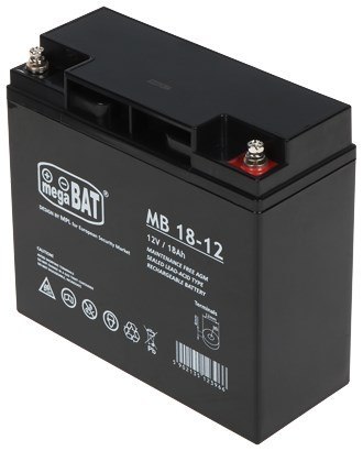 MegaBat MB 18-12 akumulator Ołowiany (VRLA) 12 V 18 Ah