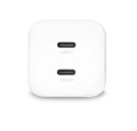 DICOTA Ładowarka GaN 100W 2xUSB-C + kabel USB-C 1.5m biała