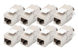 Digitus Moduł CAT 6A Keystone, ekranowany, beznarzędziowe złącze montażowe - 8 szt.