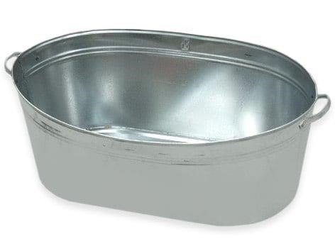 Wanna ocynkowana metalowa 100L 78x65x32cm