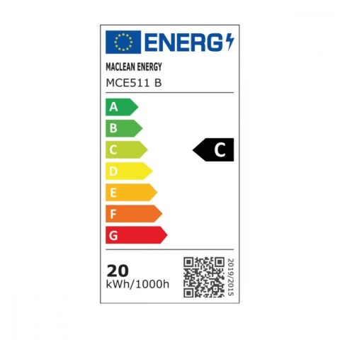 Maclean Lampa LED 20W IP65 MCE511 B