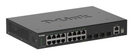 D-Link DGS-1530-20/E przełącznik sieciowy Zarządzany L2 Gigabit Ethernet (10/100/1000) Czarny