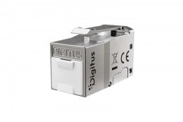 Digitus Moduł (gniazdo) Keystone RJ45 (8P8C) kat.6, STP ekranowany, beznarzędziowy, zaślepka przeciwpyłowa