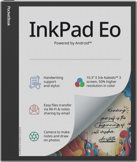 Ebook PocketBook InkPad Eo 10,3" E-Ink Kaleido 3 64GB WI-FI Mist Gray