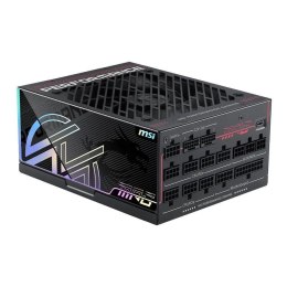 MSI MPG Ai1300TS PCIE5 moduł zasilaczy 1300 W 24-pin ATX ATX Czarny