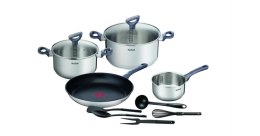 Zestaw garnki patelnia Tefal Daily Cook stal indukcja 11 elementów