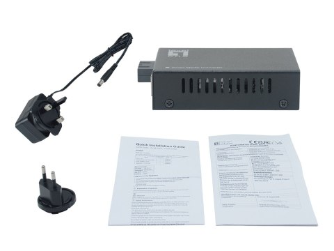 LevelOne GVM-2001 konwerter sieciowy 1000 Mbit/s 850 nm Multifunkcyjny Czarny