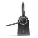 Lindy L118 Zestaw słuchawkowy Bezprzewodowy Opaska na głowę Biuro/centrum telefoniczne USB Type-C Bluetooth Podstawka do ładowan