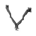 Hama 00220907 uchwyt / stojak do monitorów 88,9 cm (35") Biurko Czarny