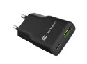 Natec Ładowarka sieciowa slim RiberaGAN 1xUSBC+1xUSB-A 20W
