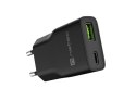 Natec Ładowarka sieciowa slim RiberaGAN 1xUSBC+1xUSB-A 20W