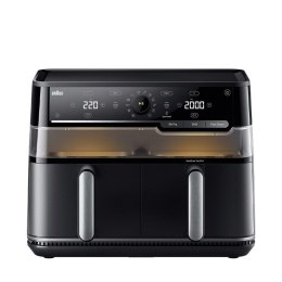 Braun TwinCook 5 Podwójny 10 l Autonomiczny 2800 W Frytkownica na gorące powietrze Czarny
