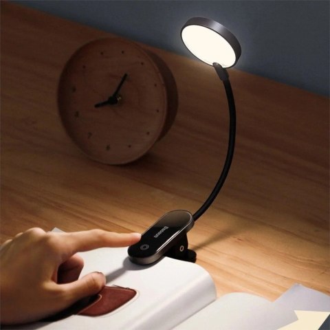 Baseus Lampka akumulatorowa z klipsem USB 3W MINI CLIP