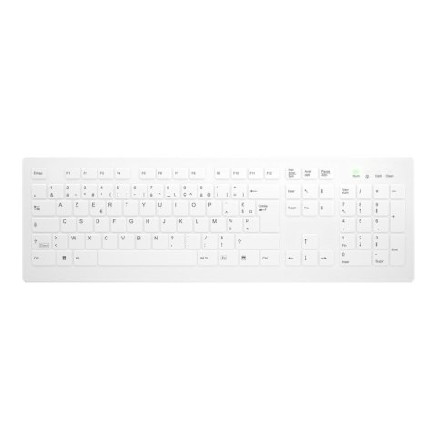 Contour Design Active Key AK-C8112 klawiatura Medyczna RF Wireless AZERTY Francuski Biały