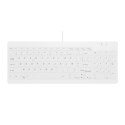 Contour Design Active Key AK-C7012 klawiatura Medyczna USB Francuski Biały
