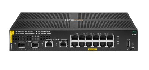 HPE Aruba Networking CX 6000 12p 10M/100M/1G Class4 PoE 2p SFP 1G 139W Switch Zarządzany L3 Gigabit Ethernet (10/100/1000) Obsłu
