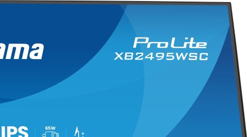 Iiyama ProLite XB2495WSC-B1 monitor komputerowy 61,2 cm (24.1") 1920 x 1200 px WUXGA LED Czarny