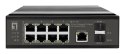 LevelOne IGP-1091 Zarządzany L3 2.5G Ethernet (100/1000/2500) Obsługa PoE Montaż na biurku/ścianie Czarny