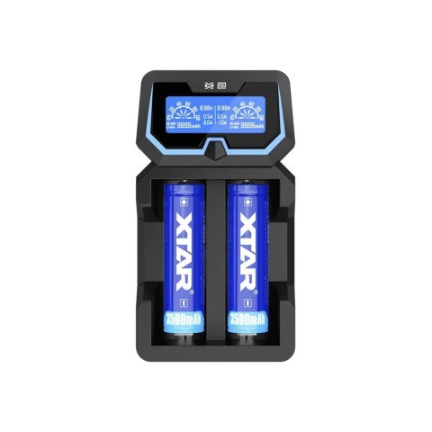 XTAR Ładowarka do akumulatorów Li-ion 18650 XTAR X2 - 2 kanały