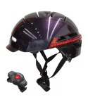 LIVALL Kask miejski Bluetooth 54-58 cm LED/SOS/Intercom fioletowy BH51NEO-M-ULV