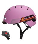 LIVALL Kask miejski Bluetooth 54-58 cm LED/SOS/Intercom różowy BH51NEO-M-PNK