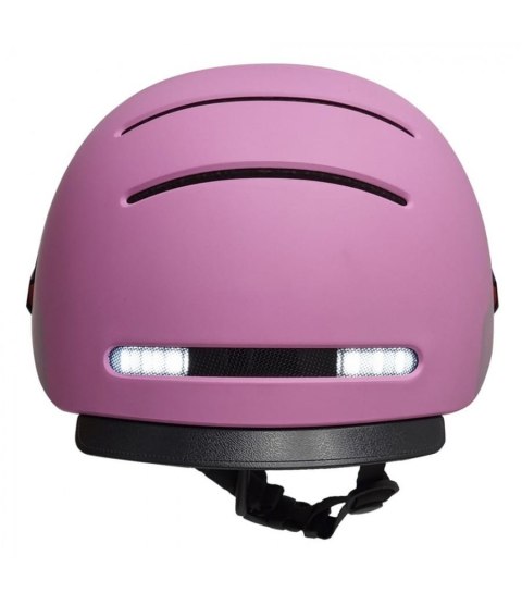 MANHATTAN Kask miejski Bluetooth 57-61 cm LED/SOS/Intercom różowy BH51NEO-L-PNK