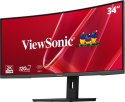 Viewsonic VA VA3420C-2 monitor komputerowy 86,4 cm (34") 3440 x 1440 px UltraWide Quad HD LED Czarny