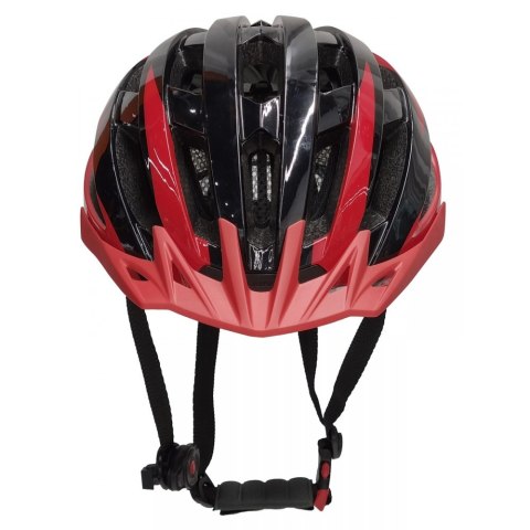 TECHLY Kask rowerowy MTB Bluetooth 58-62 cm LED/SOS/Intercom czerwony MT1NEO-L-RED