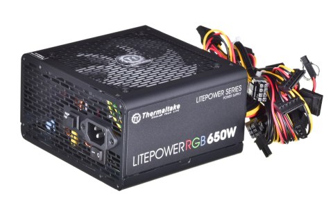 Zasilacz Thermaltake Litepower RGB PS-LTP-0650NHSANE-1 (650 W; Aktywne; 120 mm)