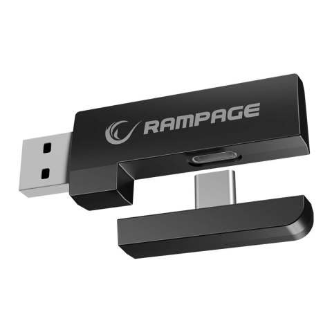 RAMPAGE SŁUCHAWKI BEZPRZEWODOWE NAUSZNE RETSU czarne