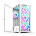 Obudowa komputerowa Montech X3 TG RGB biała