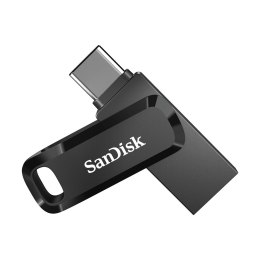 Pendrive SanDisk Ultra Dual GO SDDDC3-064G-G46 (64GB; USB 3.0, USB-C; kolor czarny)