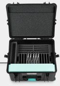 Walizka ładująca na 10 laptopów 15,6" 10 gniazd 230V AC