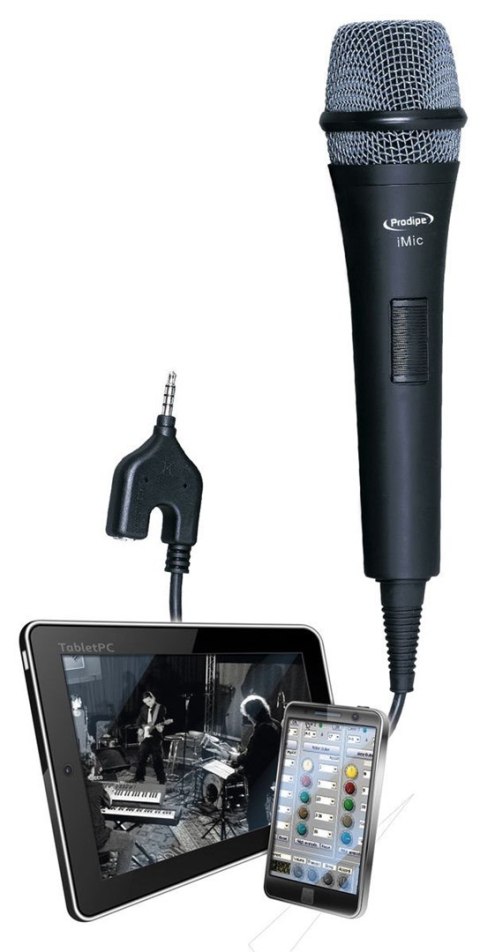 Prodipe iMic - mikrofon pojemnościowy do smartfonów i tabletów, jack 3,5 mm TRRS
