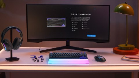 Logitech G G512 X 75 klawiatura Gaming USB QWERTY Angielski Czarny