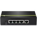TRENDnet Switch 6-Port 10/100Mbps PoE+ 60W Metall
