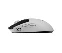 Logitech G PRO X2 SUPERSTRIKE myszka Gaming Dla praworęcznych RF Wireless + USB Type-C Optyczny 44000 DPI