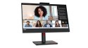 Lenovo Monitor ThinkVision 23.8" T24mv-30 16:9 Panel IPS 1920 x 1080 Lift USB Hub Daisy Chain Ethernet RJ45 Camera & Speakers DP