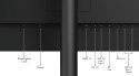 Lenovo Monitor ThinkVision 23.8" T24mv-30 16:9 Panel IPS 1920 x 1080 Lift USB Hub Daisy Chain Ethernet RJ45 Camera & Speakers DP