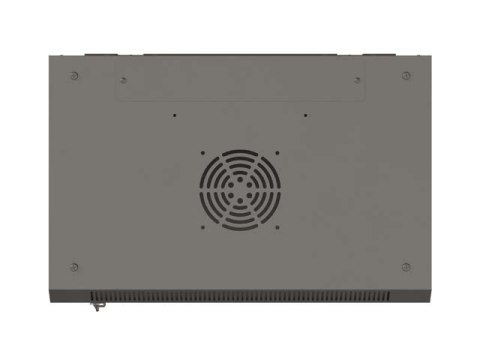LANBERG SZAFA INSTALACYJNA RACK WISZĄCA 19" 12U 540X350 CZARNA DRZWI PRZESZKLONE (FLAT PACK)