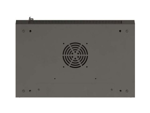 LANBERG SZAFA INSTALACYJNA RACK WISZĄCA 19" 12U 540X350 CZARNA DRZWI PRZESZKLONE (FLAT PACK)