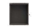 LANBERG SZAFA INSTALACYJNA RACK WISZĄCA 19" 12U 540X350 CZARNA DRZWI PRZESZKLONE (FLAT PACK)