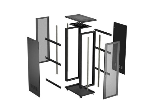 LANBERG SZAFA STOJĄCA RACK 19" 27U 600X1000 CZARNA