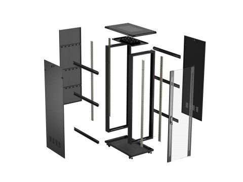 LANBERG SZAFA STOJĄCA RACK 19" 27U 600X1000 CZARNA