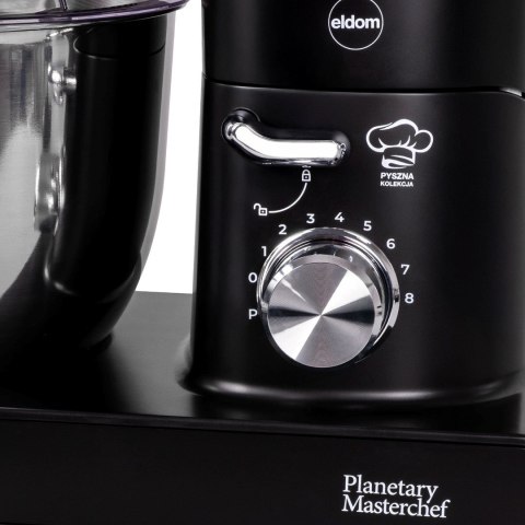 ELDOM ROBOT PLANETARNY WRK1400 RETTI 1400W MOC MAX 1900W CZARNY MISA 6,2 L WOLNY START