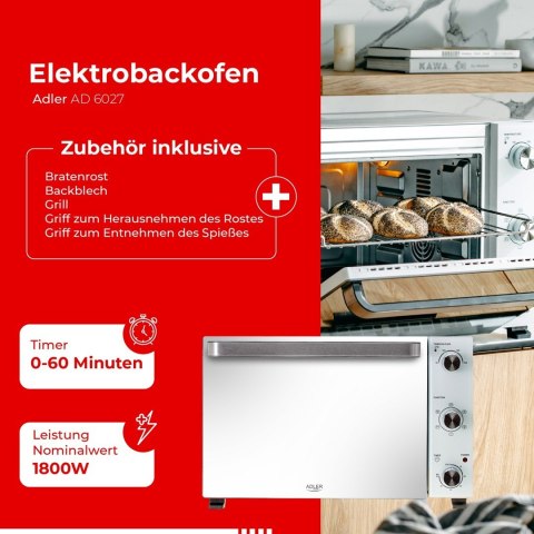 Piekarnik elektryczny 48L Adler Adler