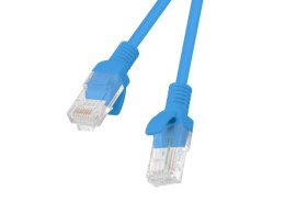 Patchcord UTP Lanberg PCU5-10CC-0200-B (RJ45 - RJ45 ; 2m; UTP; kat. 5e; kolor niebieski)