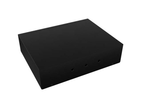 Lanberg ILFE-4P-1GE-1S-90 przełącznik sieciowy Nie zarządzany Fast Ethernet (10/100) Obsługa PoE 1U Czarny